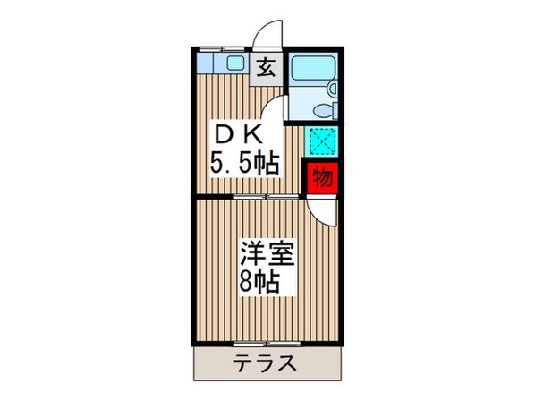 エスト谷津の物件間取画像